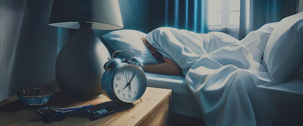 Oversleeping.