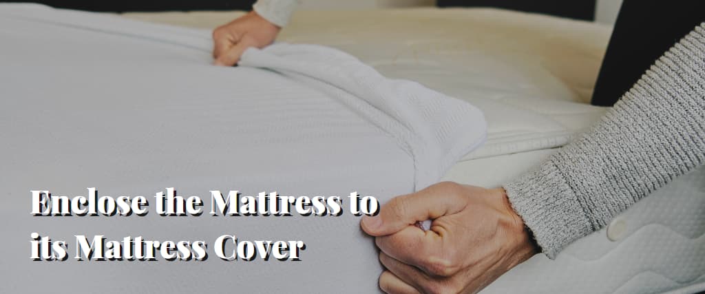 Enclose the Mattress to its Mattress Cover
