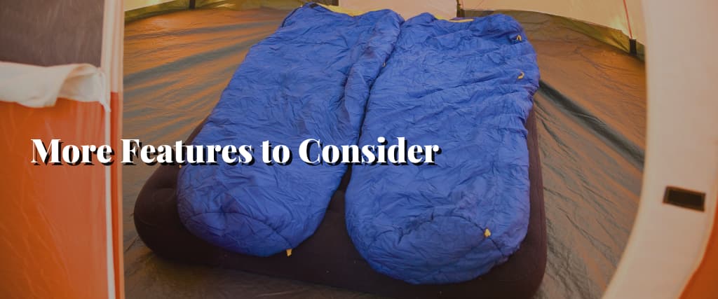 More Features to Consider